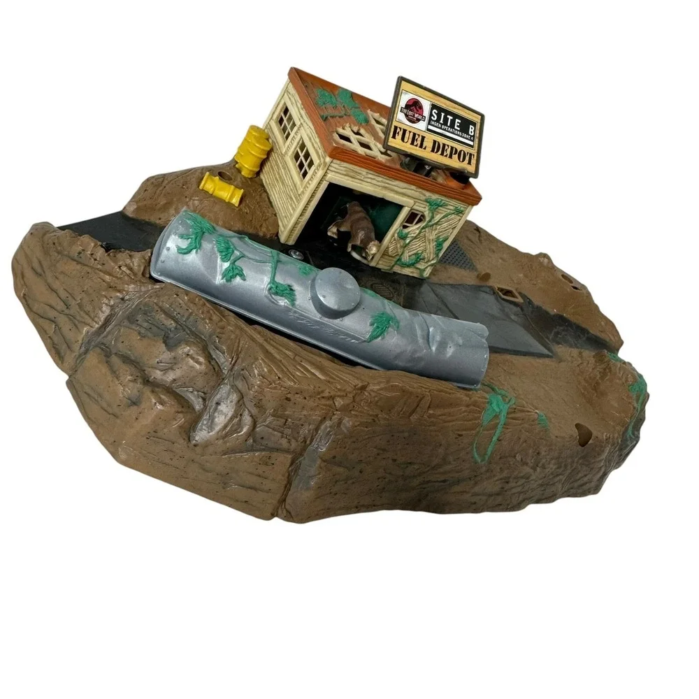 Jurassic Park The Lost World Site B Fuel Depot Playset Matchbox 1997